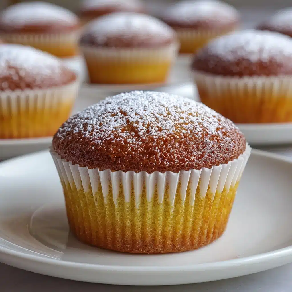 Fluffy Japanese Cotton Cheesecake Cupcakes Recipe - Recipe Image