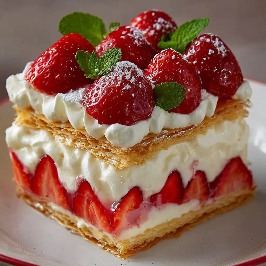Strawberry Lasagna Recipe - Recipe Image