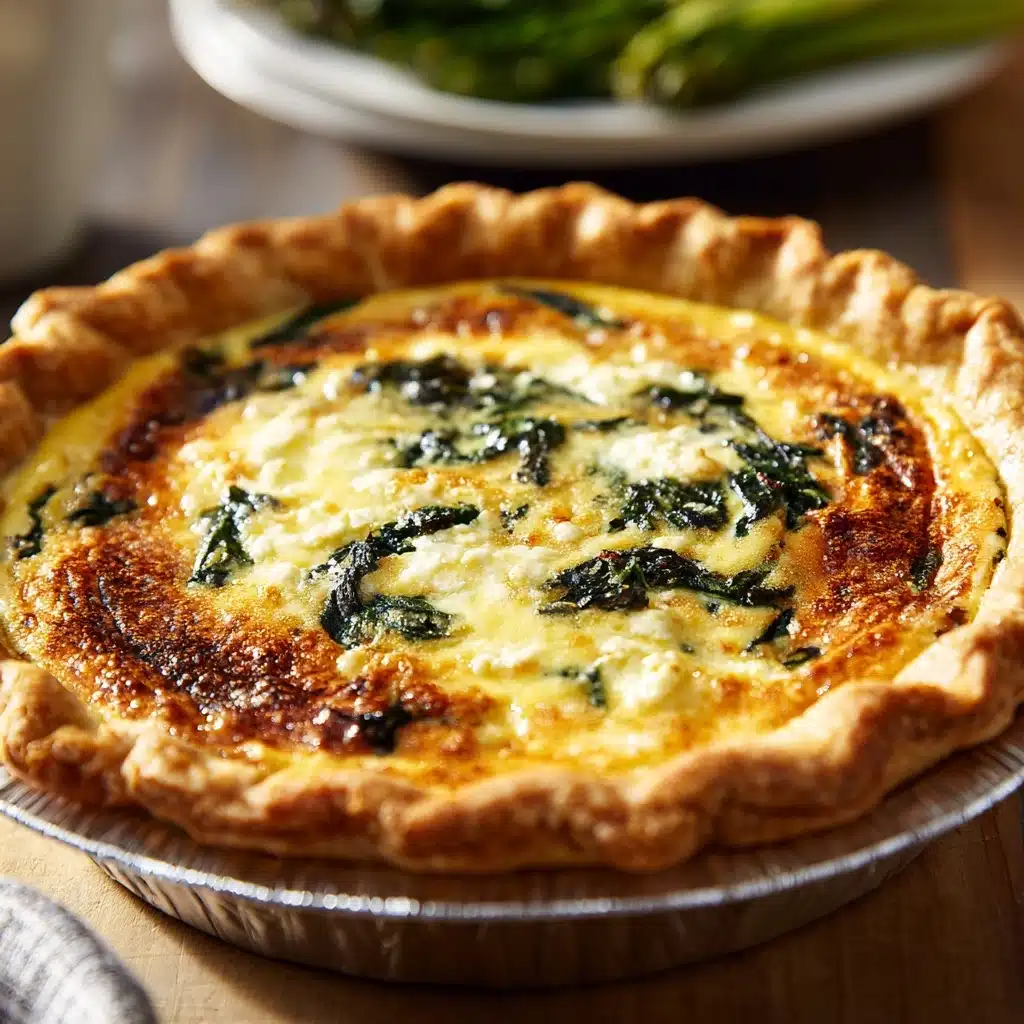 Ricotta Spinach Quiche Recipe - Recipe Image