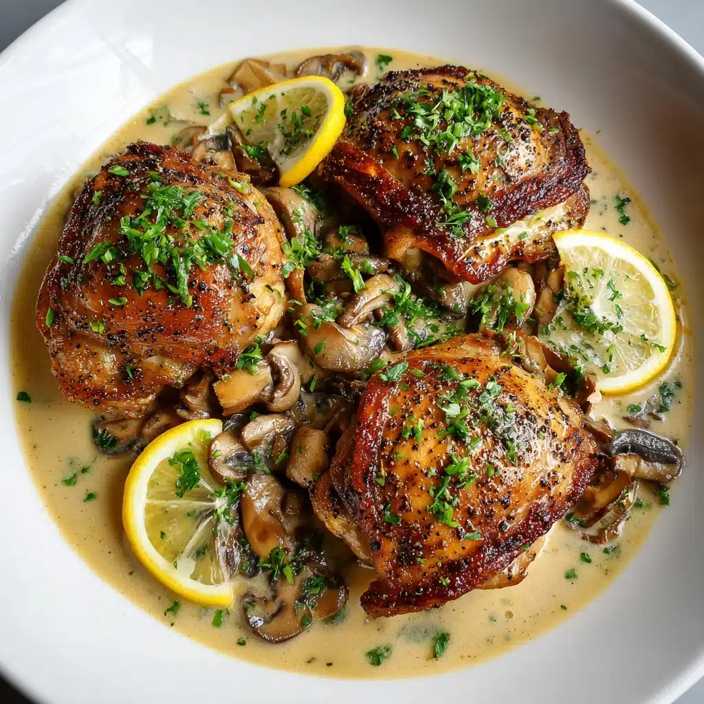 Slow Cooker Lemon Garlic Chicken Recipe - Recipe Image
