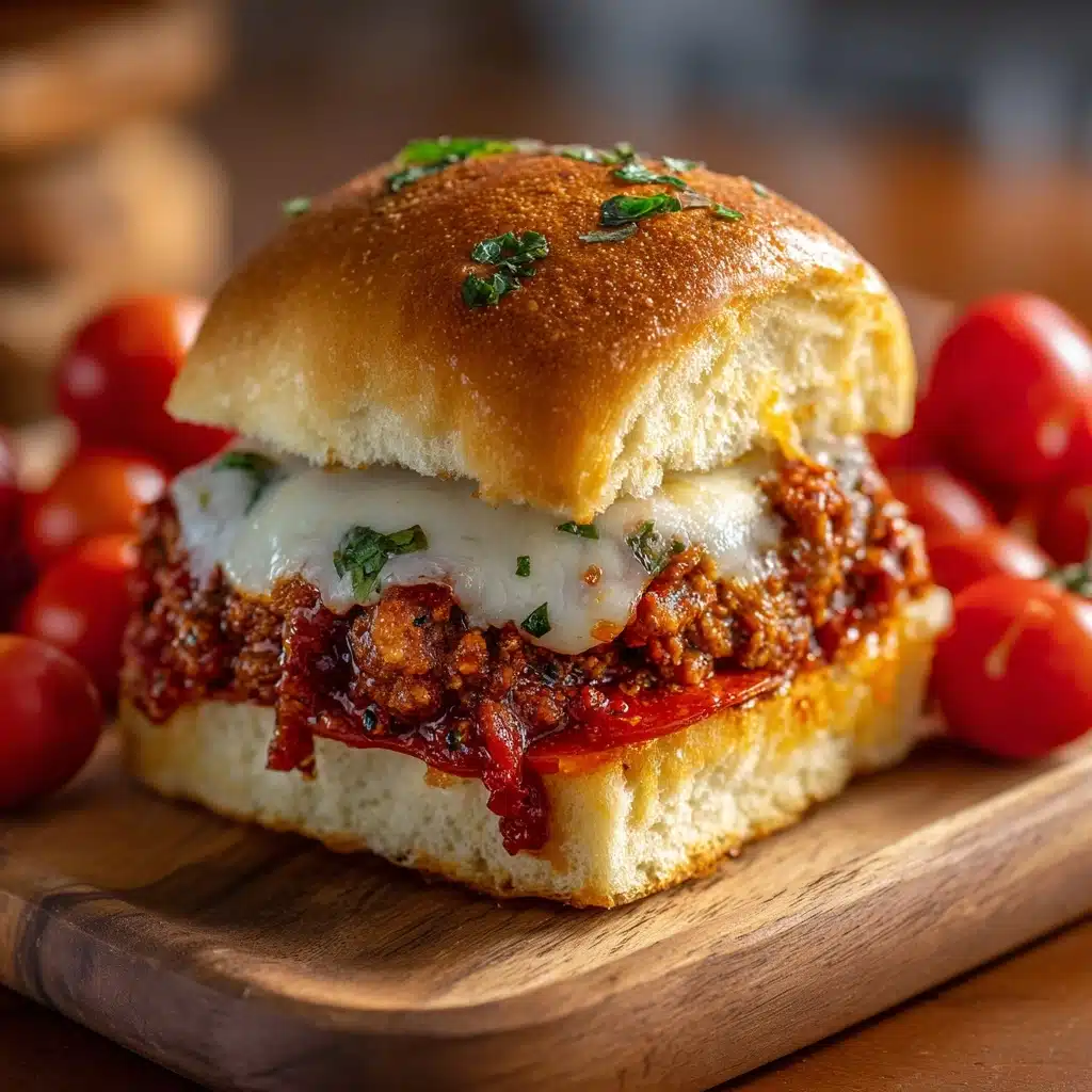 Pepperoni Pizza Sloppy Joes Recipe - Recipe Image