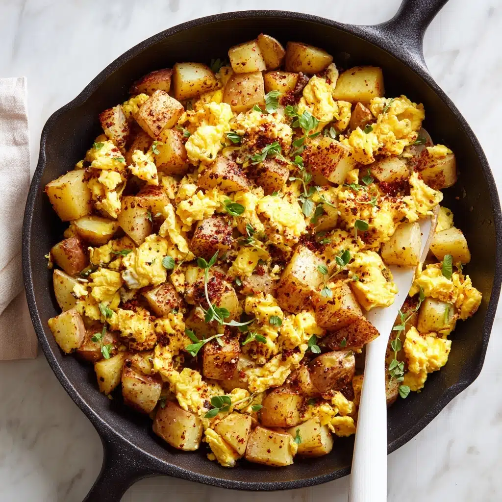Potato Egg Scramble Recipe - Recipe Image