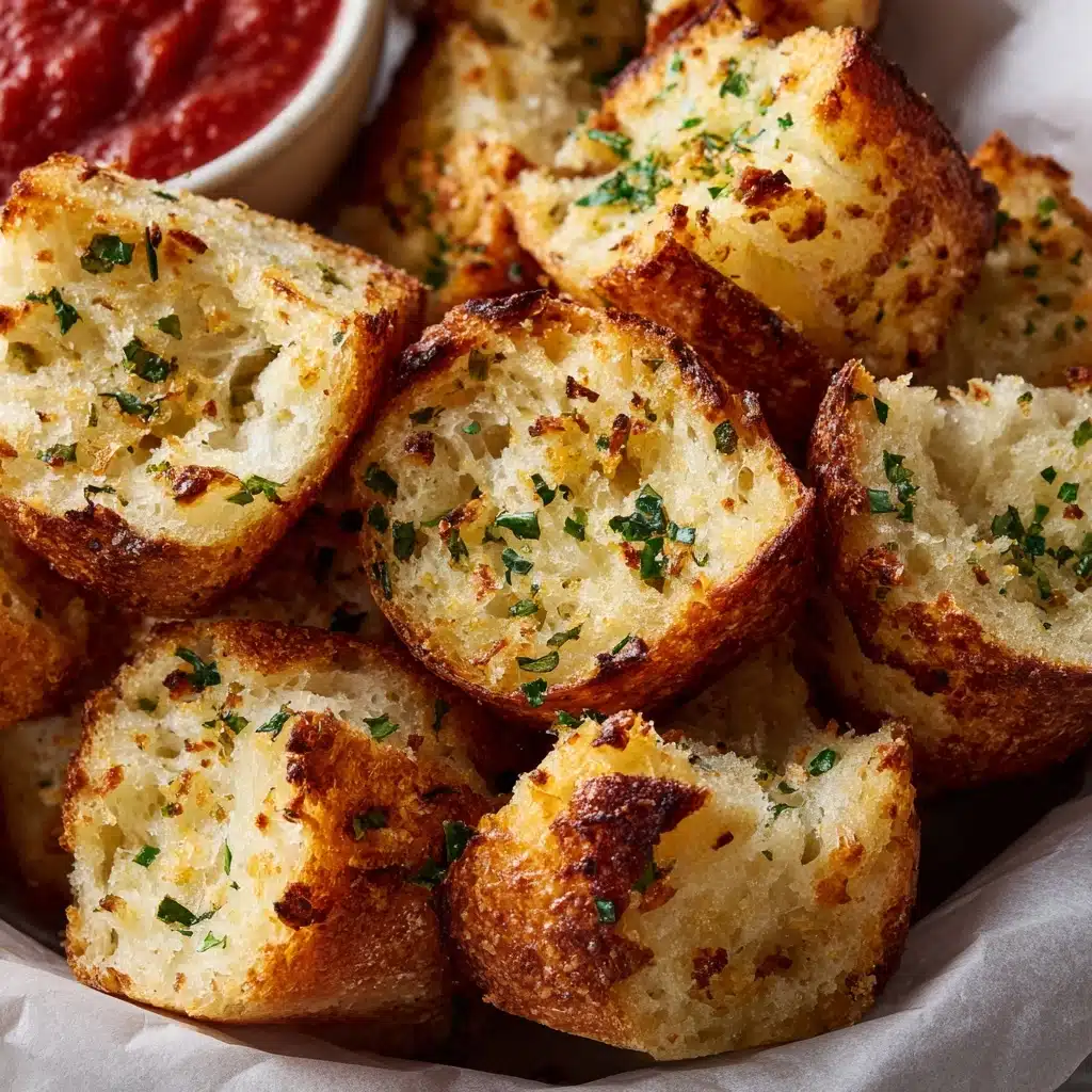 Homemade Parmesan Bread Bites Recipe - Recipe Image