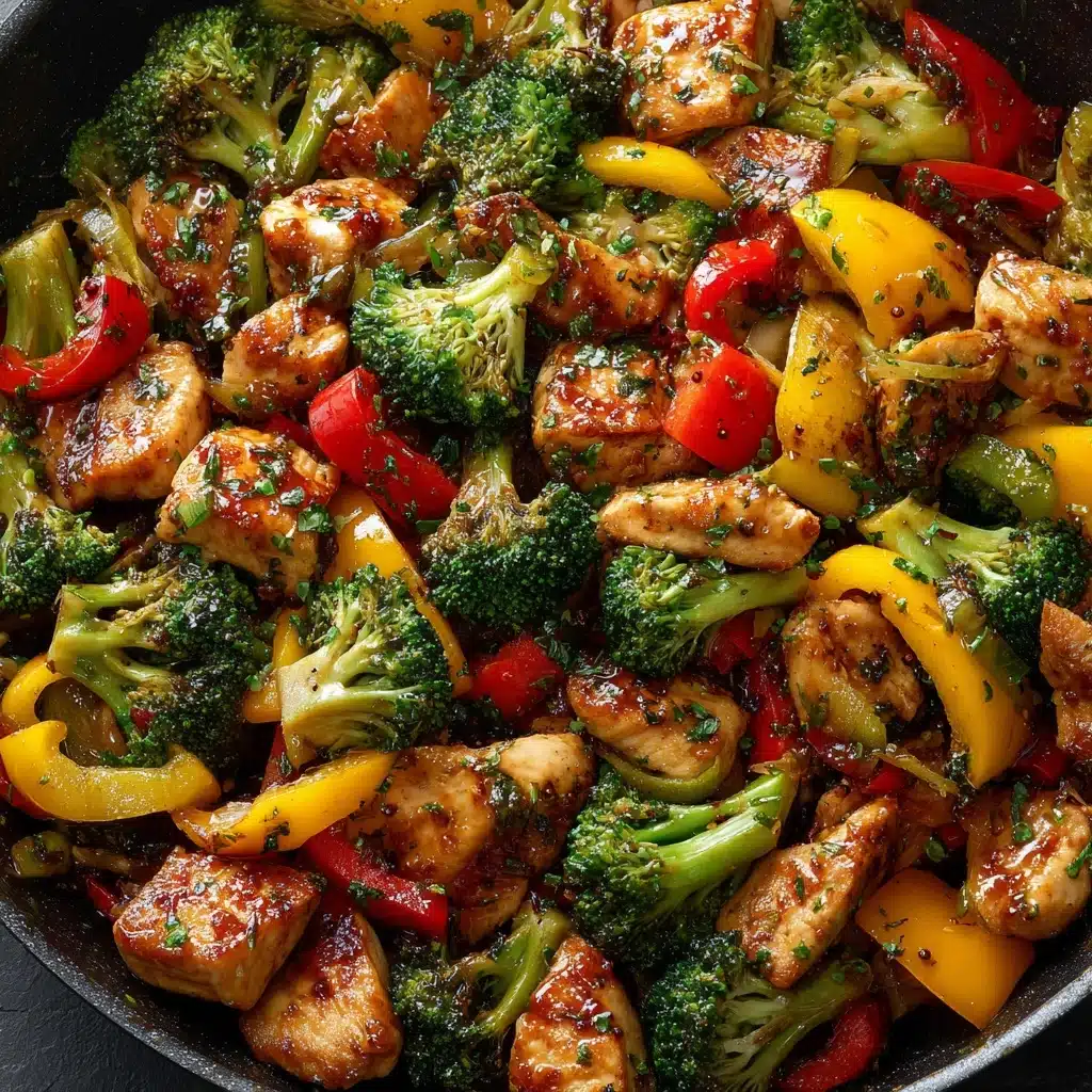 Healthy Chicken and Vegetables Skillet Recipe - Recipe Image