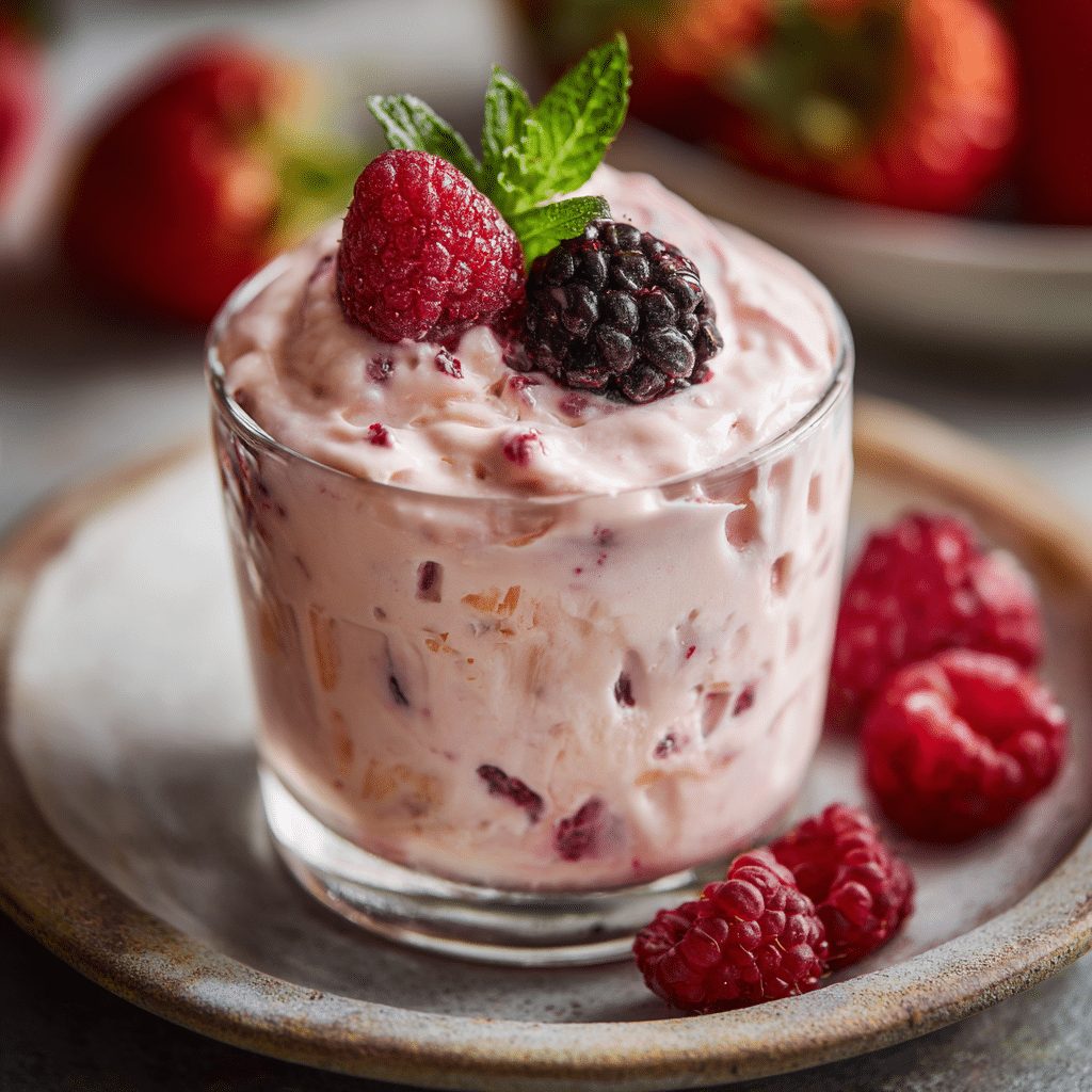 Refreshing Greek Yogurt Jello Fluff Recipe - Recipe Image