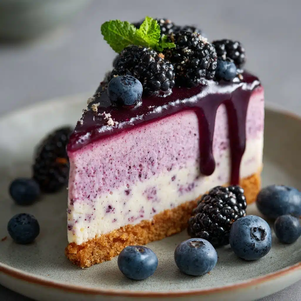 Blackberry Cheesecake Recipe - Recipe Image