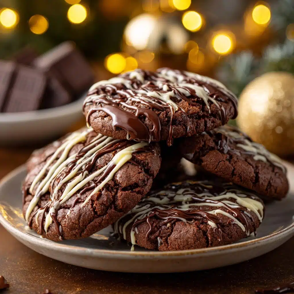Rich Chocolate Cookies with Glossy Ganache Glaze Recipe - Recipe Image