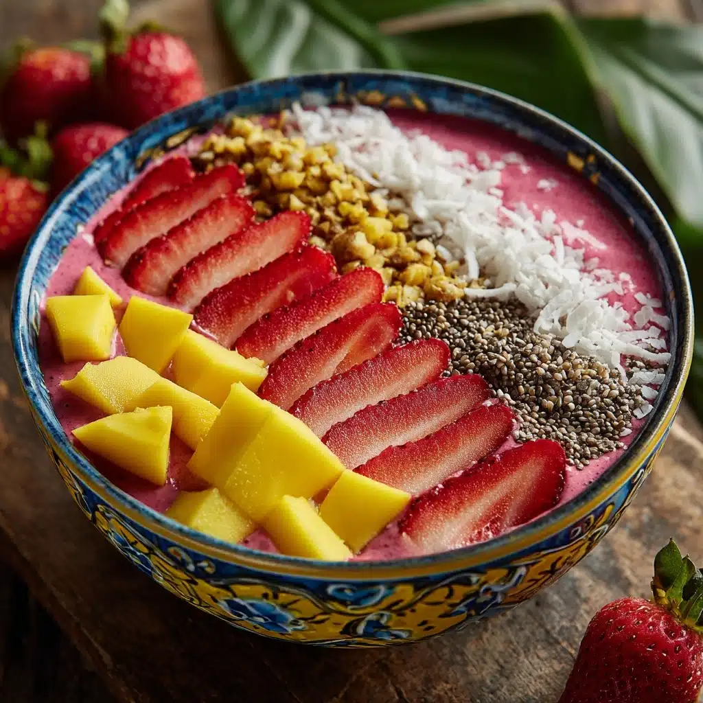 Strawberry Smoothie Bowl Recipe - Recipe Image