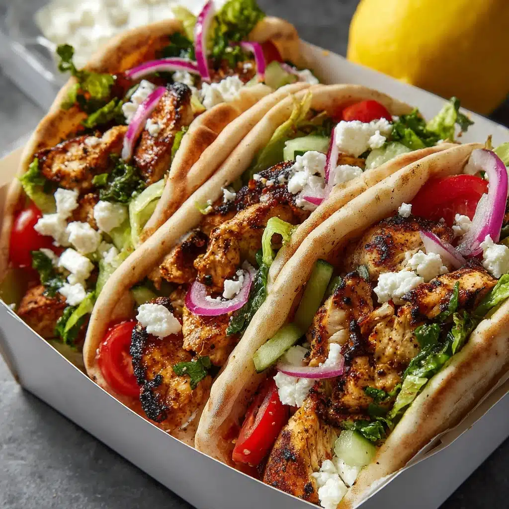 Chicken Pitas Recipe - Recipe Image