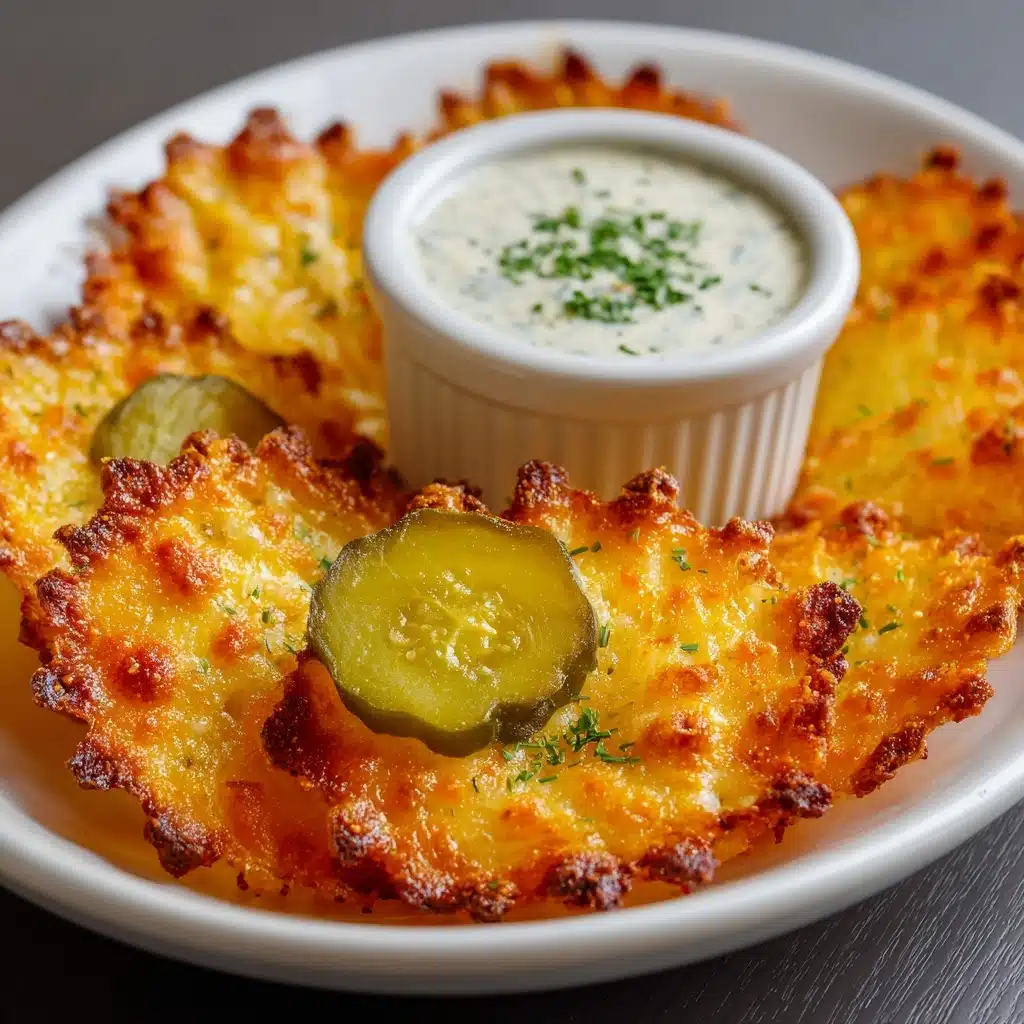 Cheesy Pickle Chips Recipe - Recipe Image