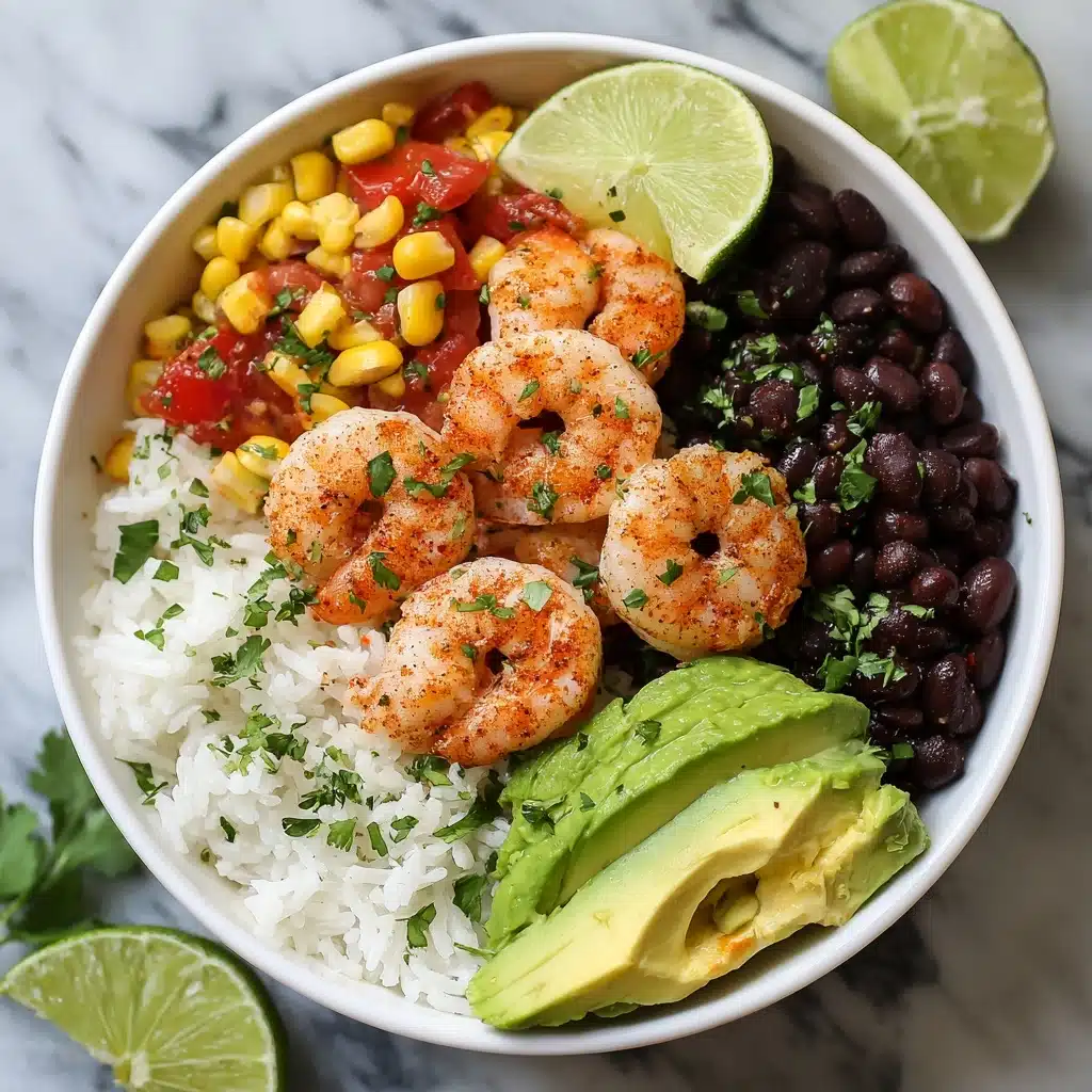 Shrimp Bowl with Cilantro Lime Rice Recipe - Recipe Image