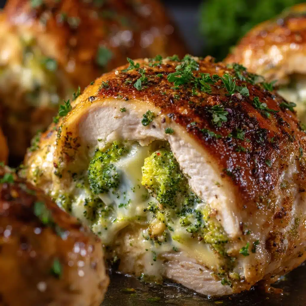 Broccoli and Cheese Stuffed Chicken Breast Recipe - Recipe Image