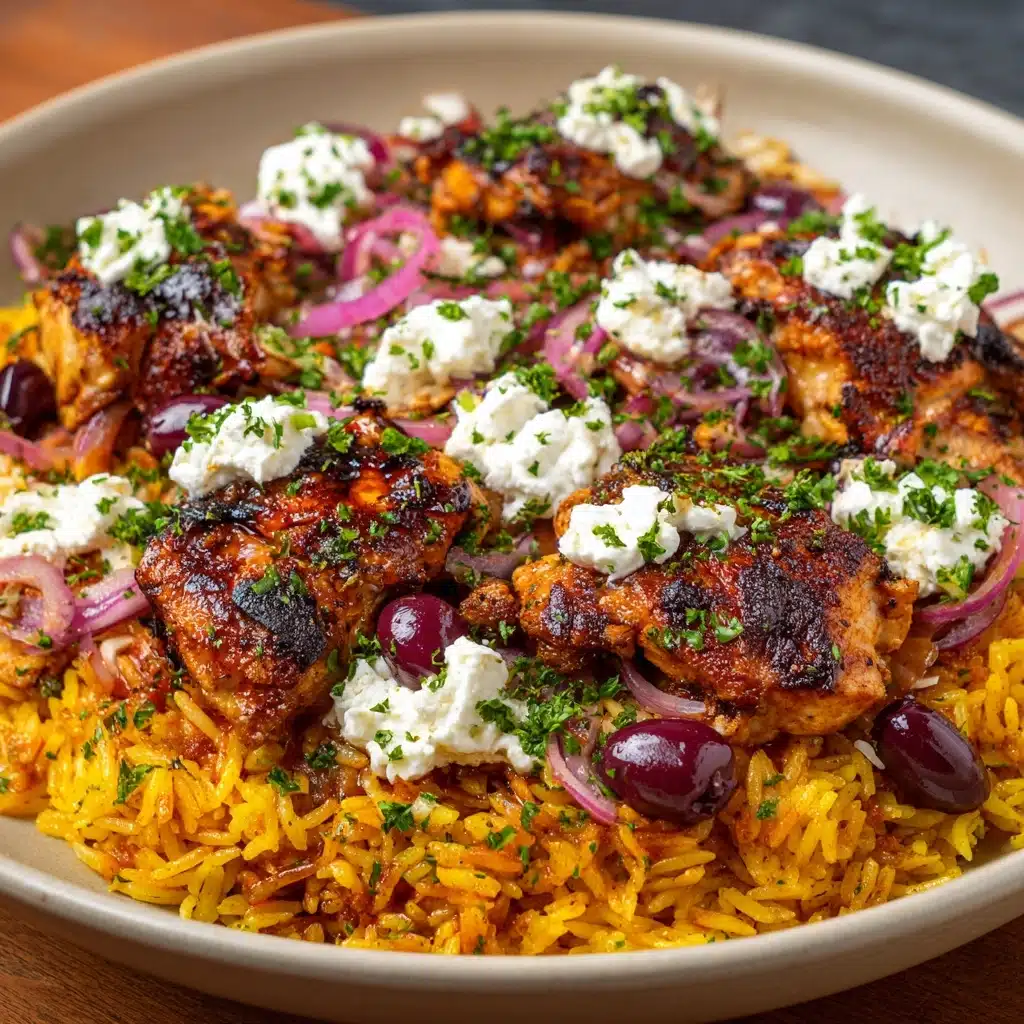 Mediterranean Chicken & Rice Skillet Recipe - Recipe Image