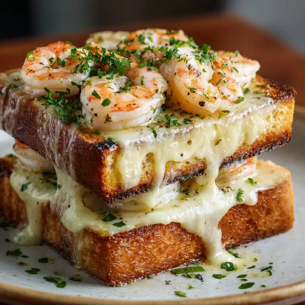 Ultimate Shrimp and Cheese Toast with Garlic Bread Recipe - Recipe Image