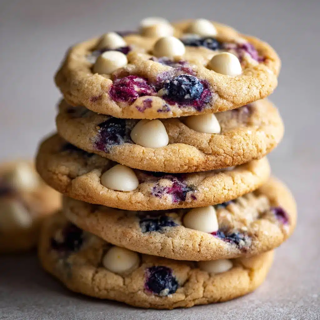 Lemon Blueberry White Chip Cookies Recipe - Recipe Image