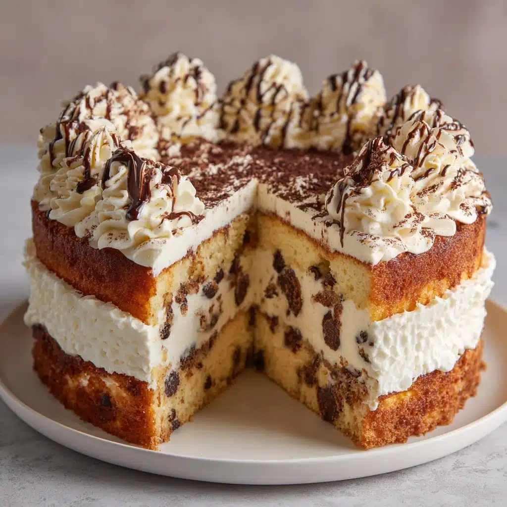 Cheesecake Cookie Dough Pull-Apart Cake Recipe - Recipe Image