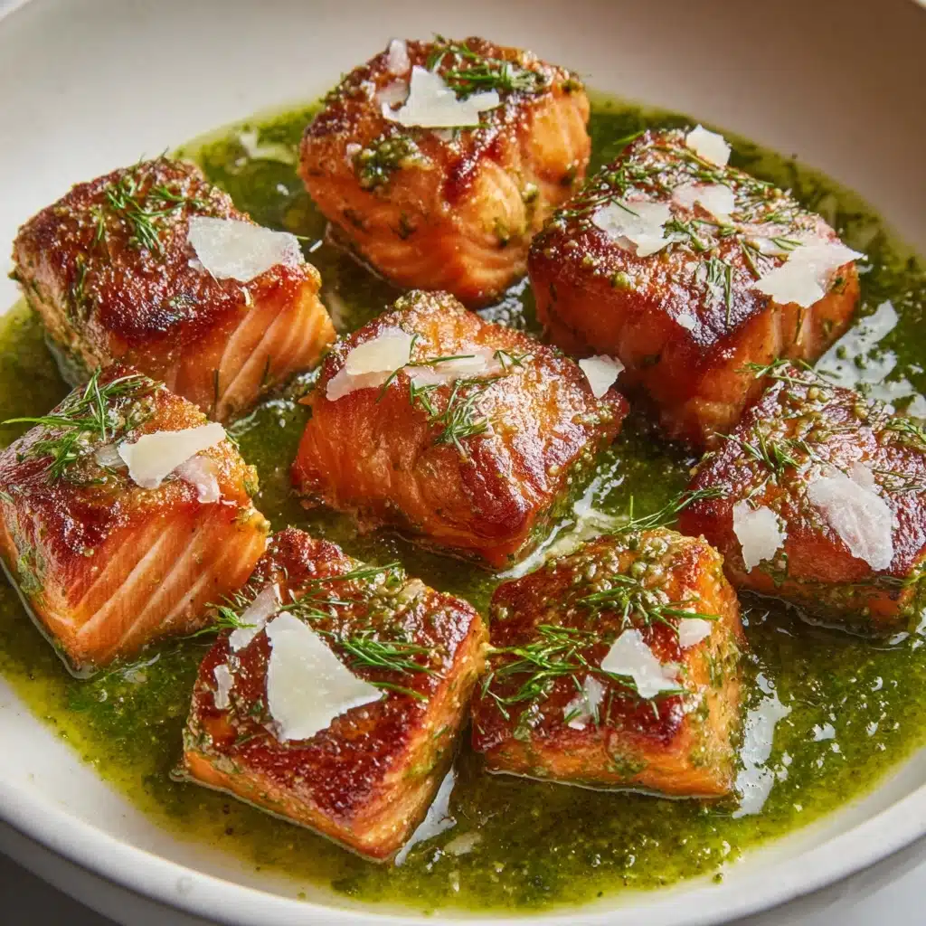 Pesto Salmon Bites Recipe - Recipe Image