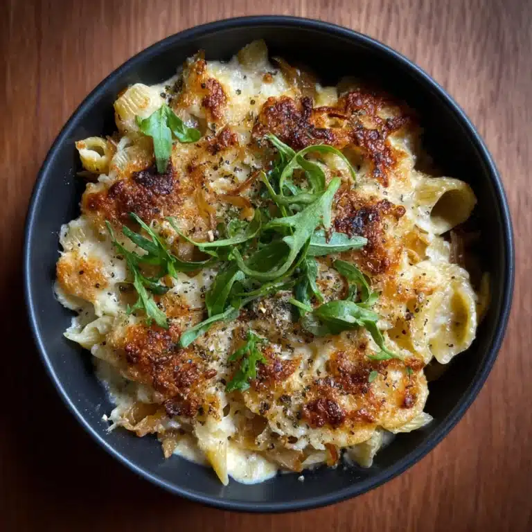 One Pot French Onion Pasta Recipe