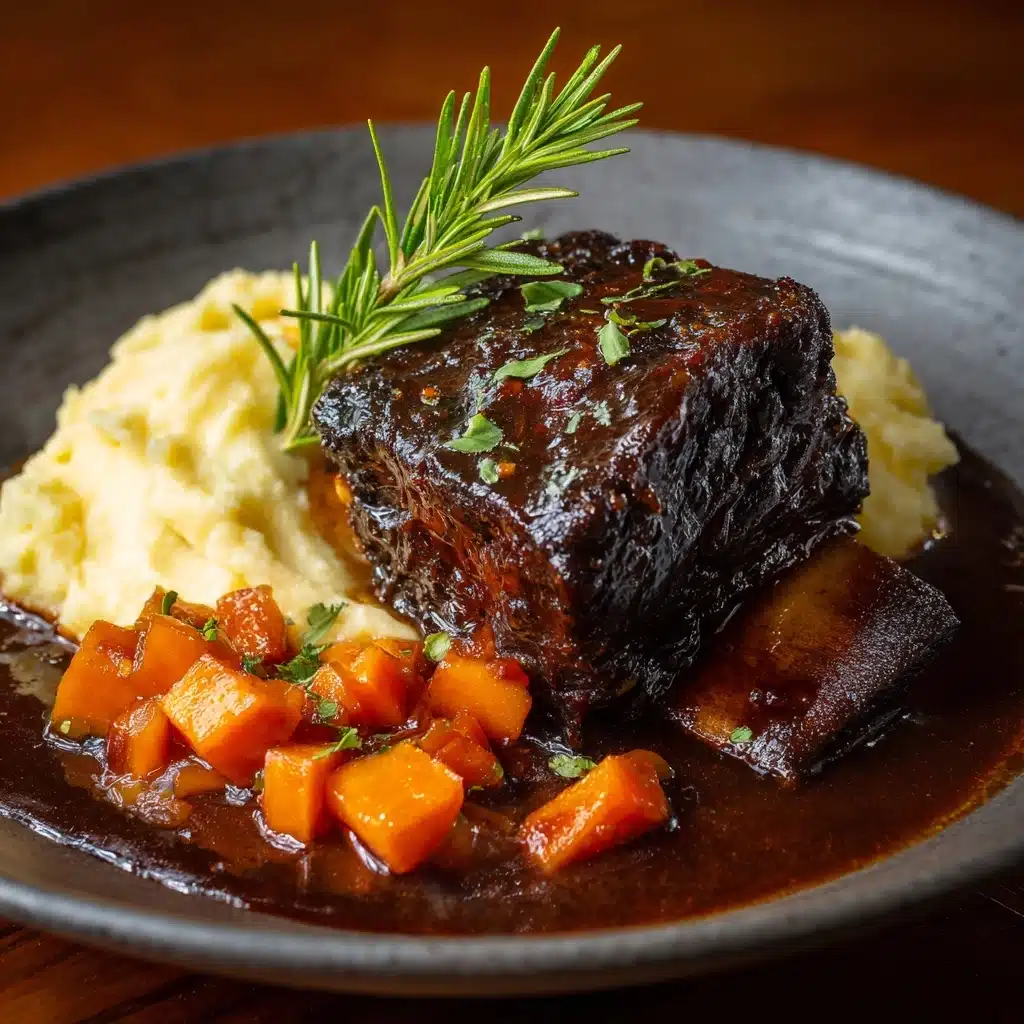 Braised Lamb Shanks with Root Vegetables Recipe - Recipe Image