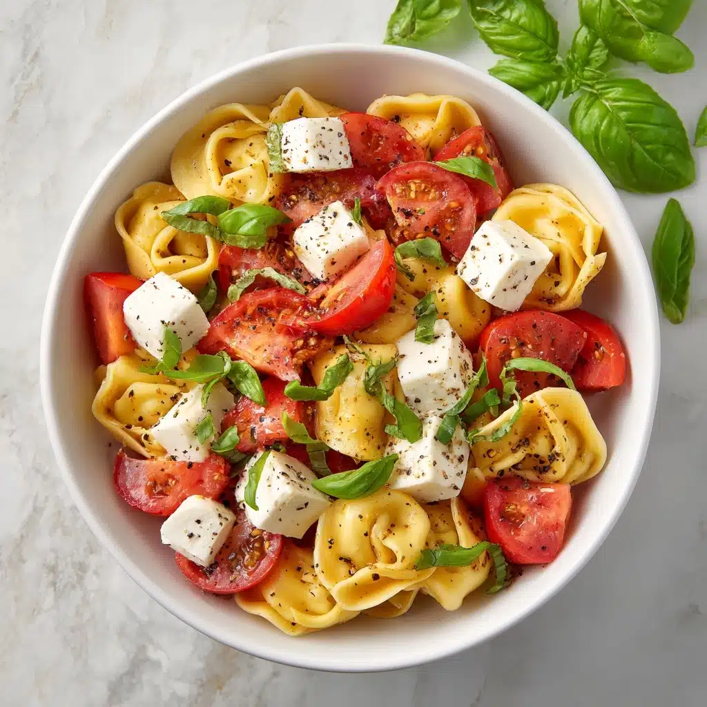 Tortellini Caprese Salad Recipe - Recipe Image
