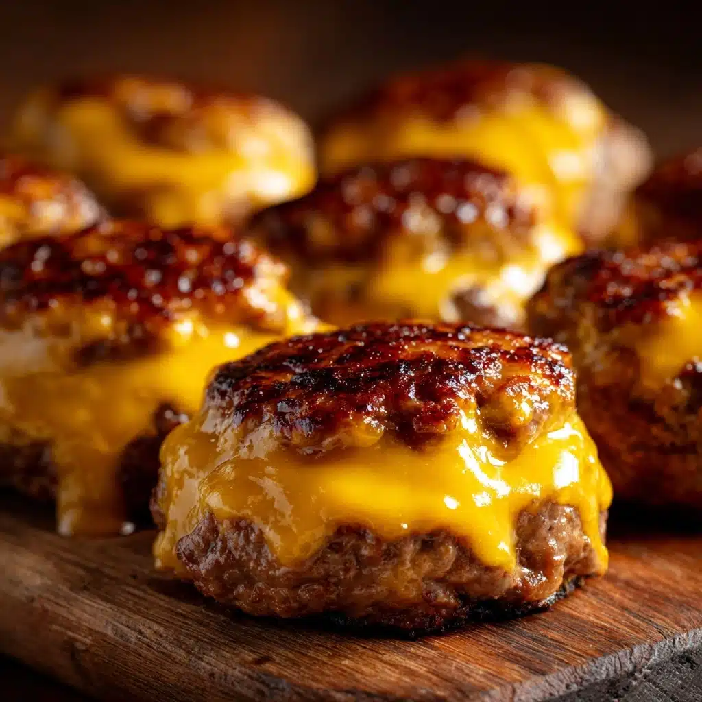 Garlic Cheeseburger Bites Recipe - Recipe Image