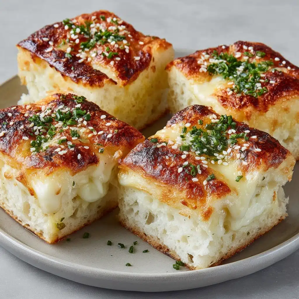 Korean Garlic Cheese Bread Recipe - Recipe Image