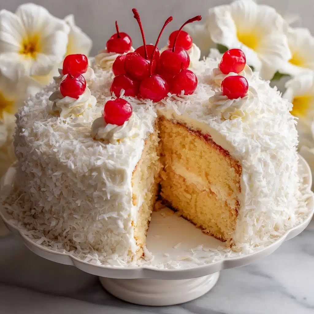 Old-Fashioned Snowball Cake Recipe - Recipe Image