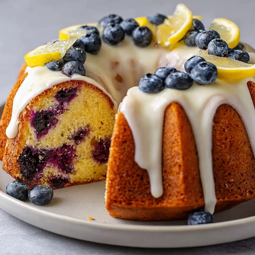 Lemon Blueberry Bundt Cake Recipe - Recipe Image