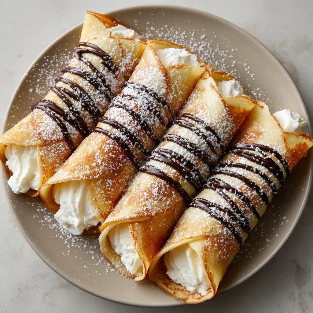 Nutella Cream-Filled Crepes Recipe - Recipe Image