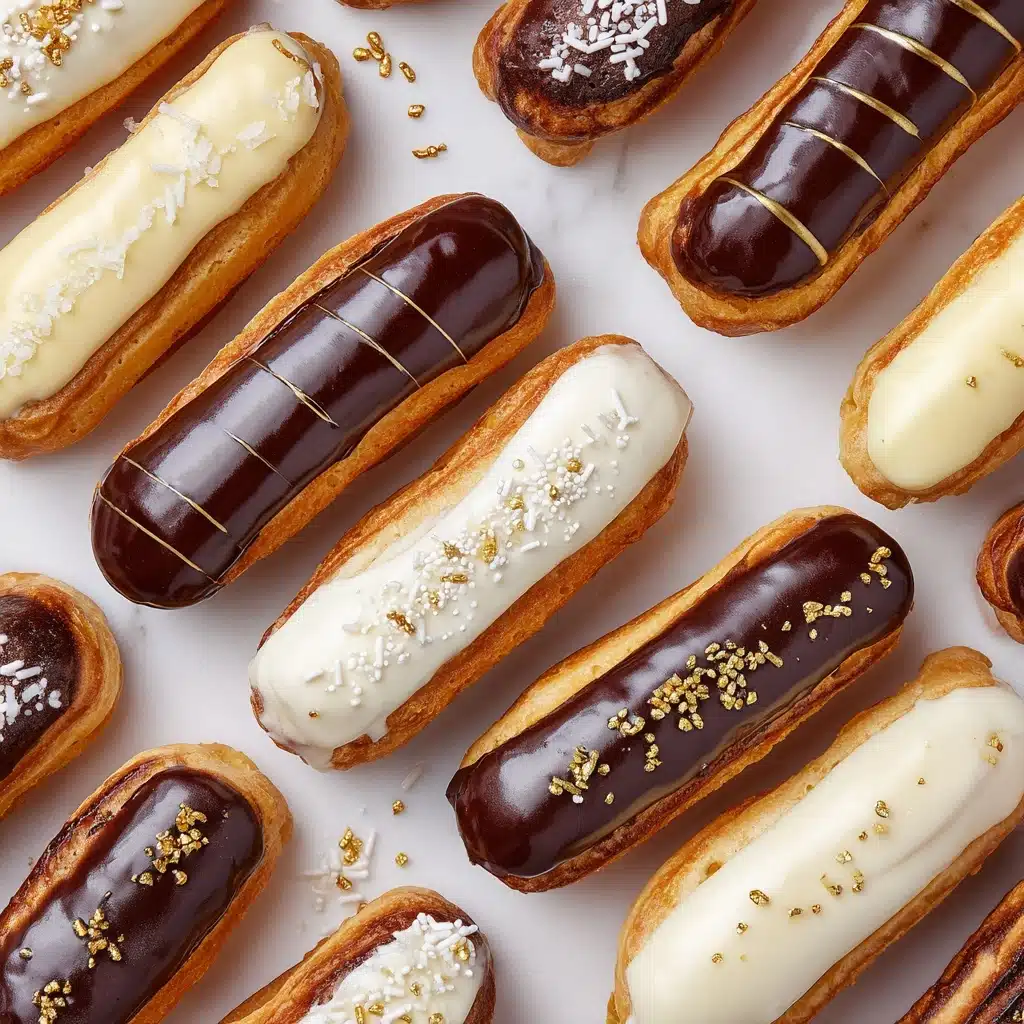 Chocolate Éclairs with Vanilla Filling Recipe - Recipe Image