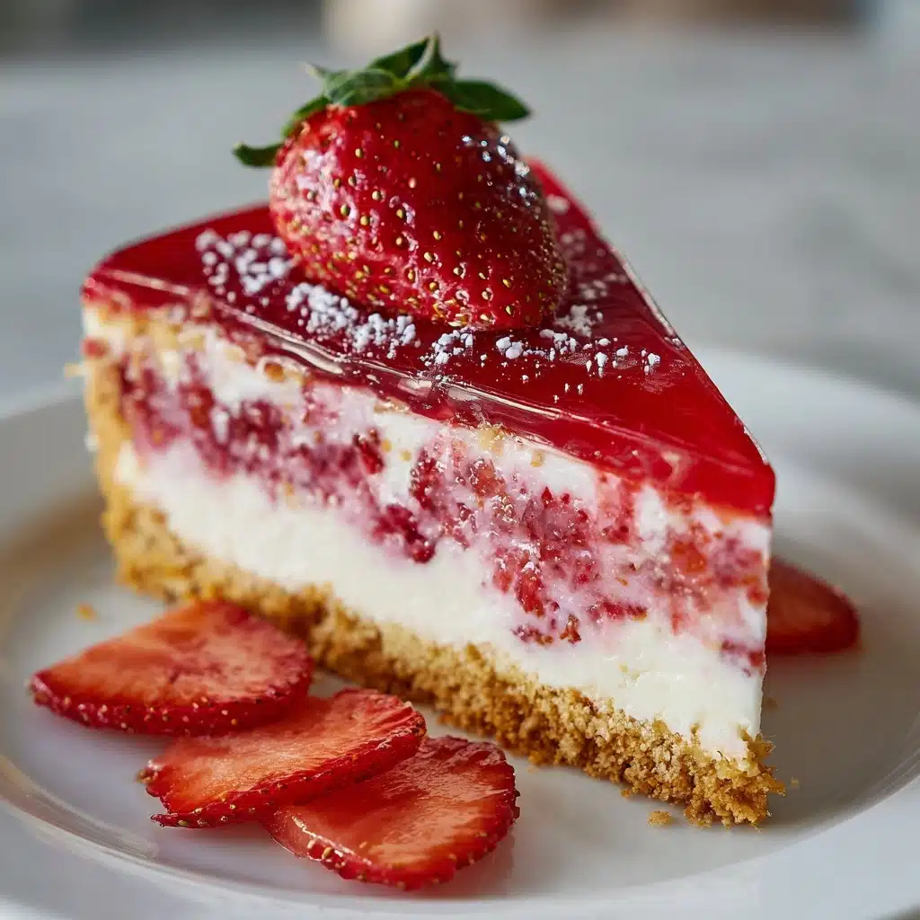 Easy Strawberry Cheesecake Dump Cake Recipe - Recipe Image