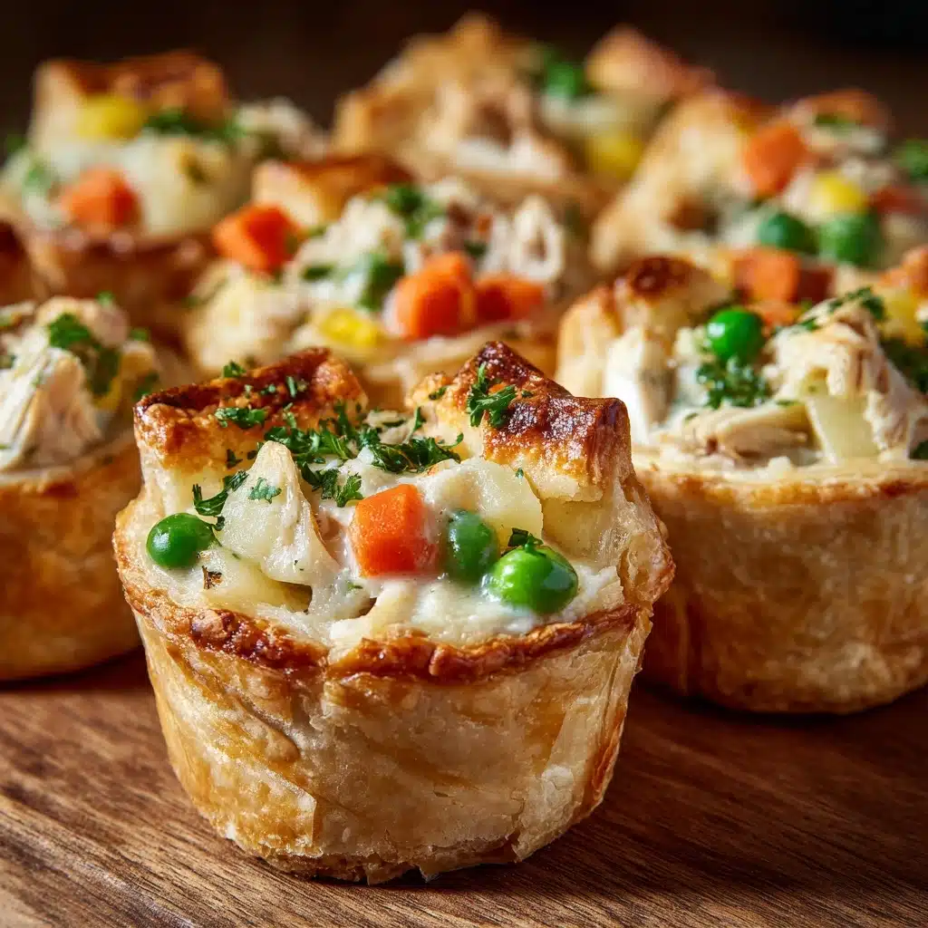 Mini Chicken Pot Pies Recipe - Recipe Image