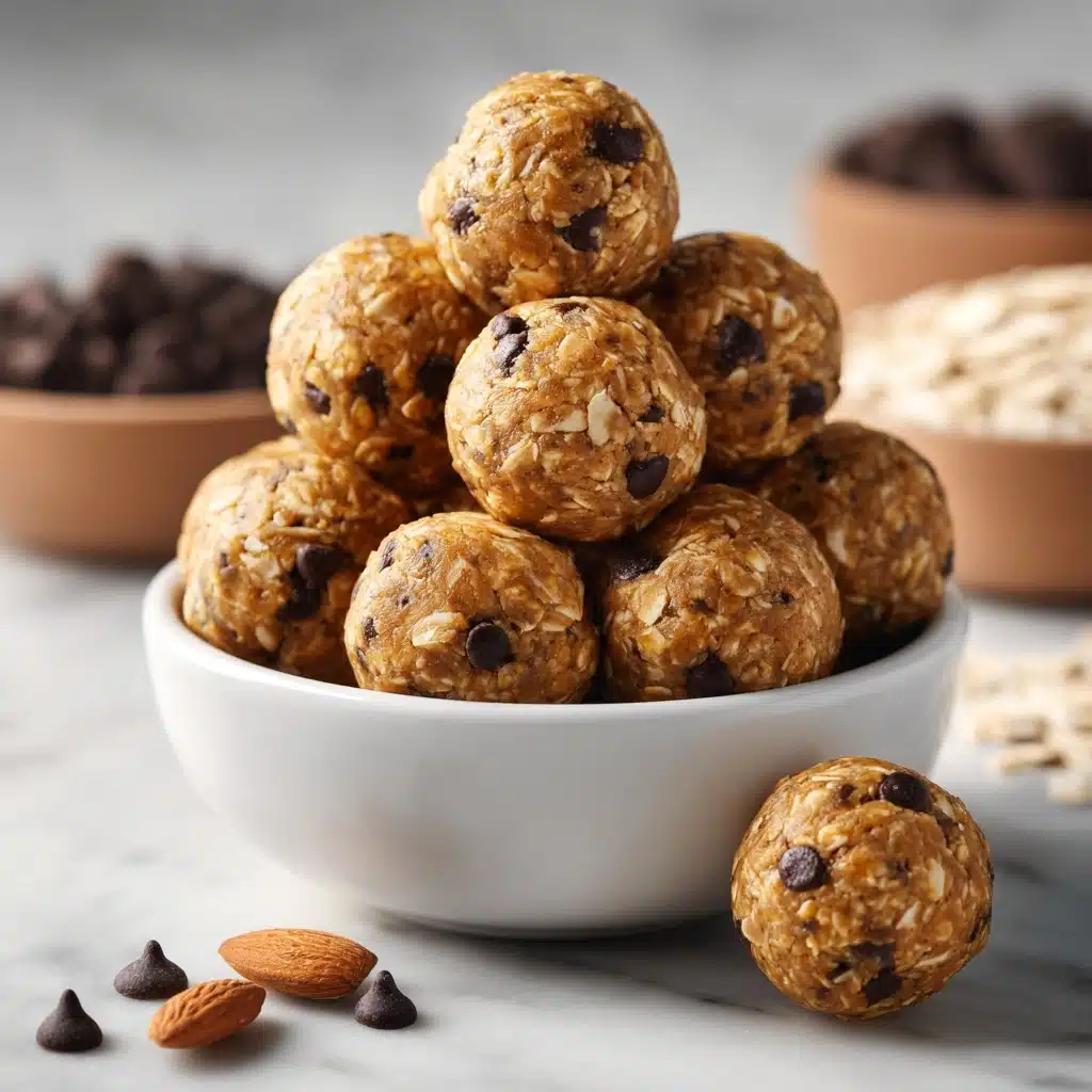 No Bake Chocolate Chip Cookie Balls Recipe - Recipe Image