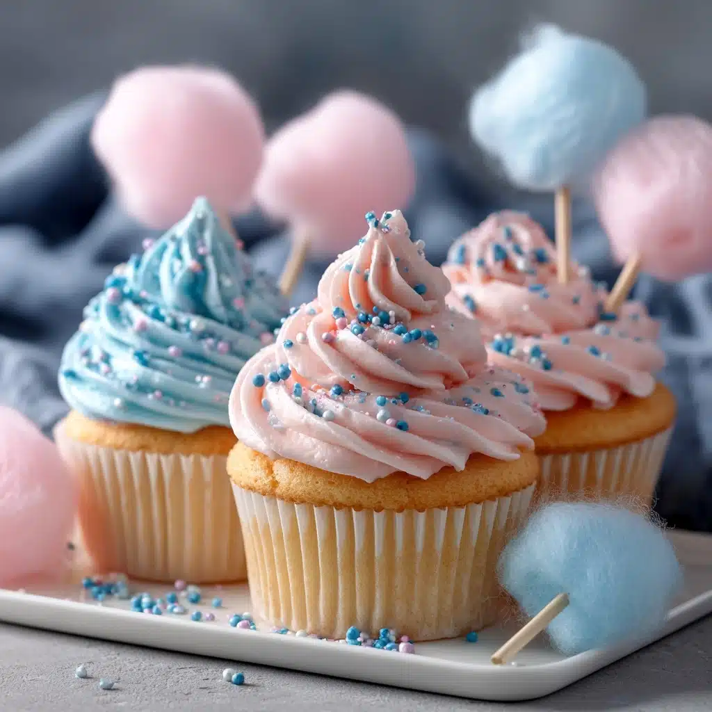 Cotton Candy Cupcakes Recipe - Recipe Image