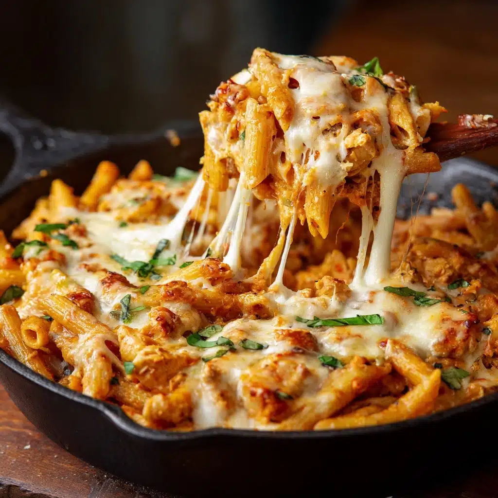 One Pot Cheesy Chicken Pasta Recipe - Recipe Image