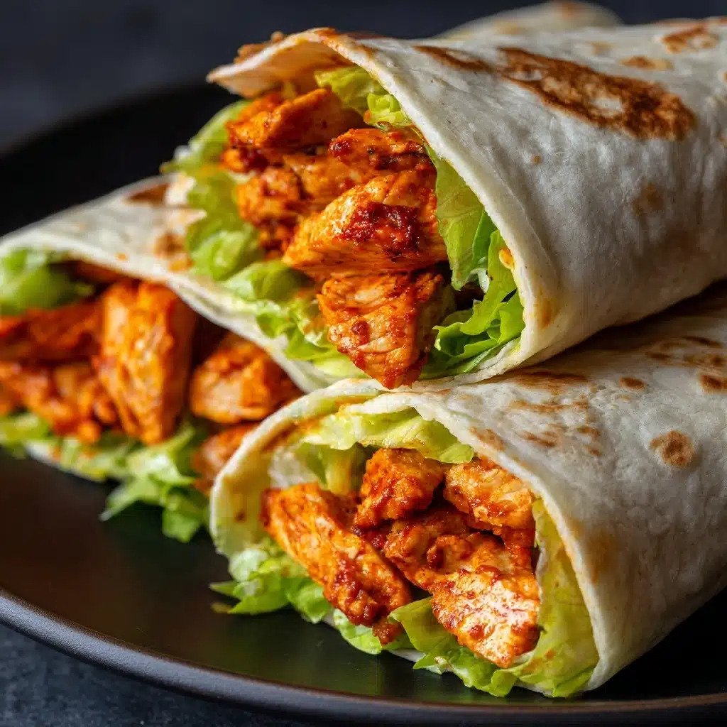 Quick Buffalo Chicken Wraps Recipe - Recipe Image