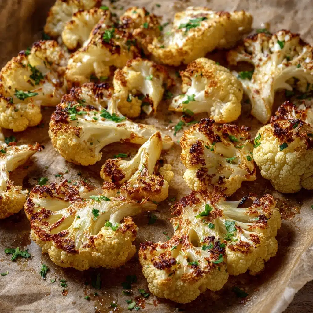 Garlic Butter Roasted Cauliflower Recipe - Recipe Image
