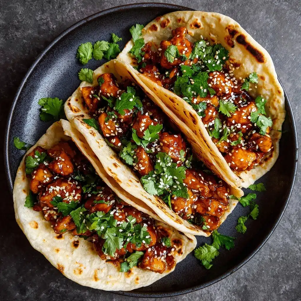Sticky Gochujang Chicken Tacos Recipe - Recipe Image