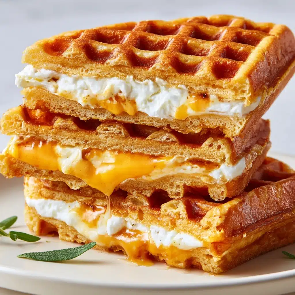 Grilled Cheese Chaffle Recipe - Recipe Image
