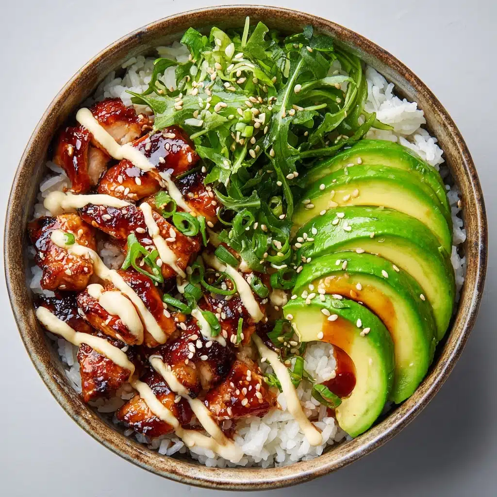 Sticky Chicken Rice Bowls Recipe - Recipe Image