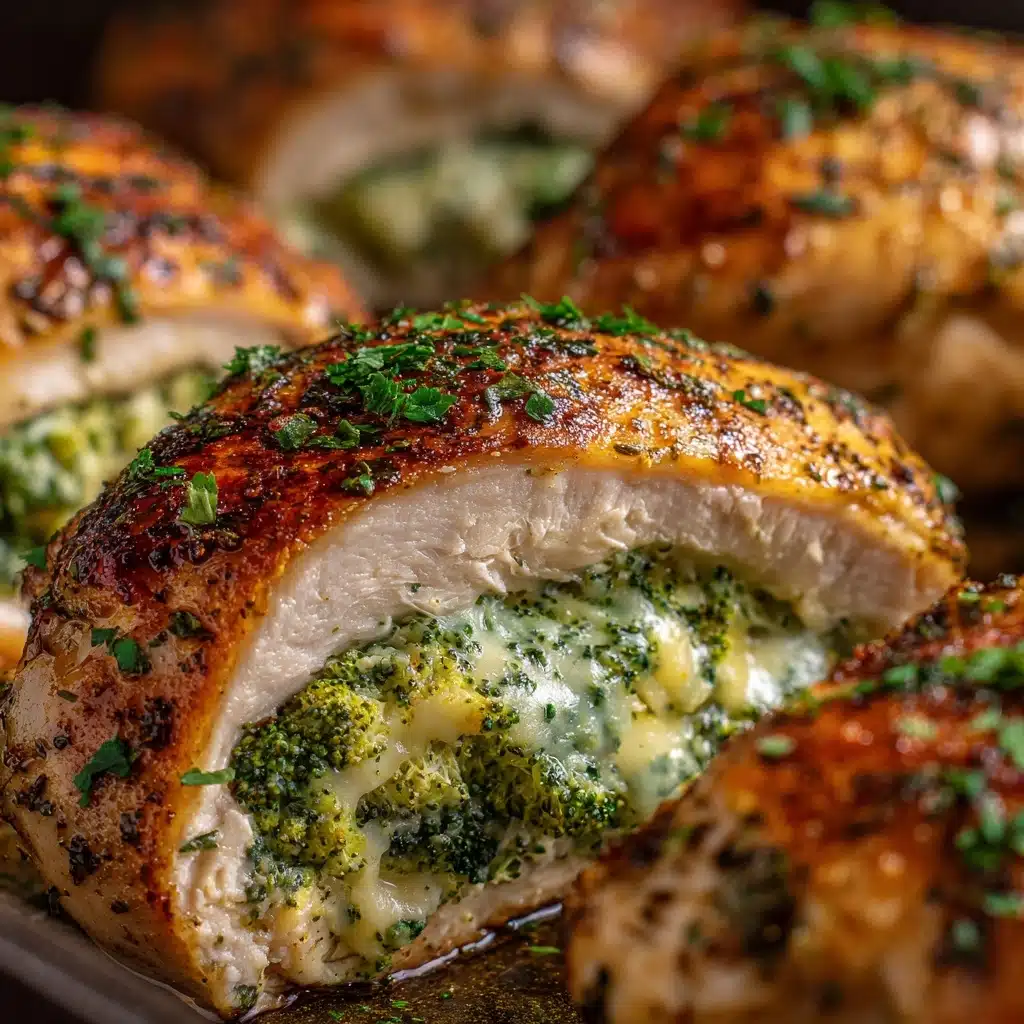 Broccoli and Cheese Stuffed Chicken Breast Recipe - Recipe Image