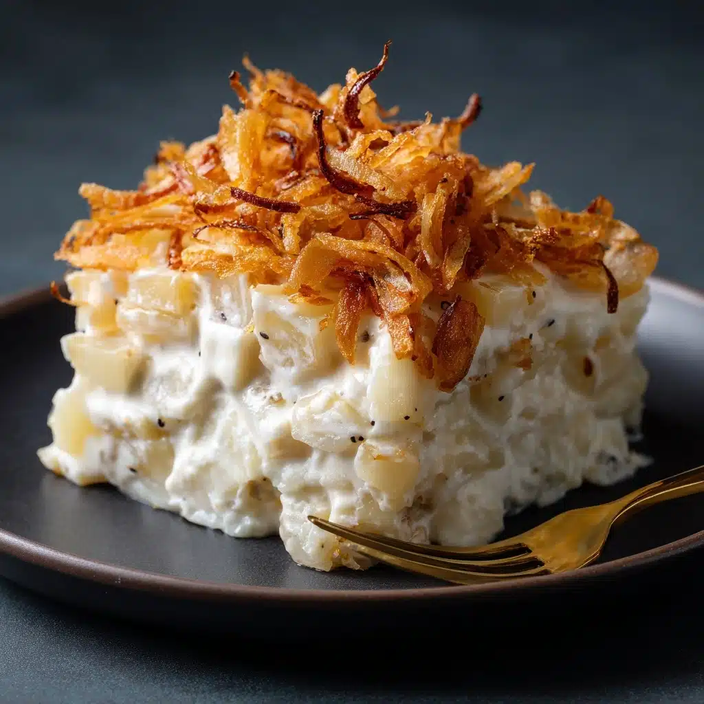 French Onion Funeral Potatoes Recipe - Recipe Image