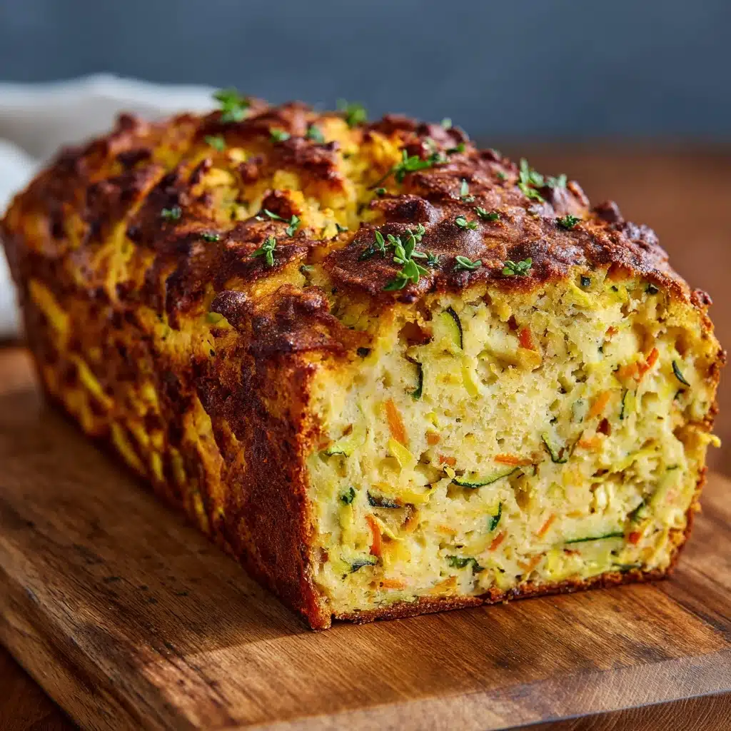 One Bowl Cheesy Zucchini Bread Recipe - Recipe Image