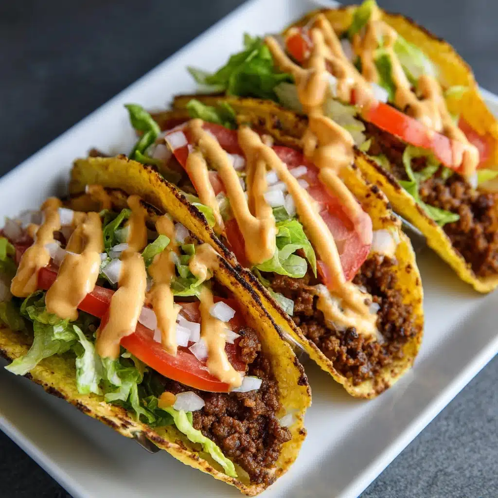 Big Mac Smash Burger Tacos Recipe - Recipe Image
