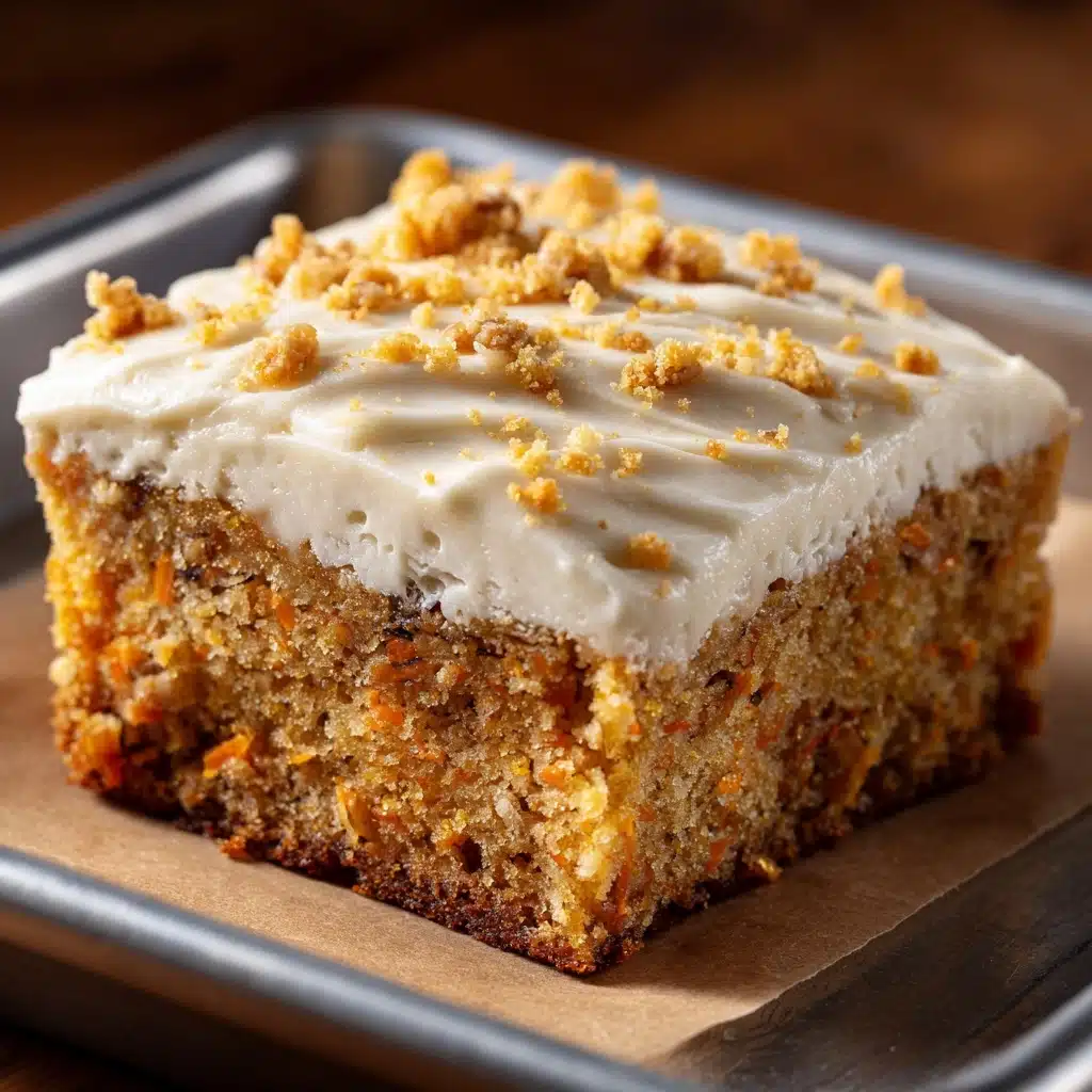 Decadent Carrot Cake Bars with Cream Cheese Frosting Recipe - Recipe Image