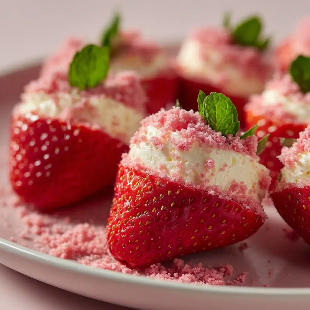 Cheesecake Deviled Strawberries Recipe - Recipe Image