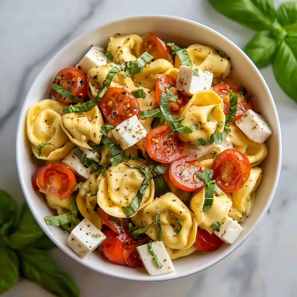 Tortellini Caprese Salad Recipe - Recipe Image