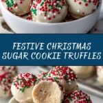 Christmas Sugar Cookie Truffles Recipe