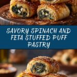 Savory Spinach and Feta Stuffed Puff Pastry Recipe
