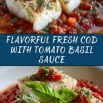 Fresh Cod with Tomato Basil Sauce Recipe